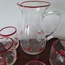 vintage jug & glasses Christmas Image 7