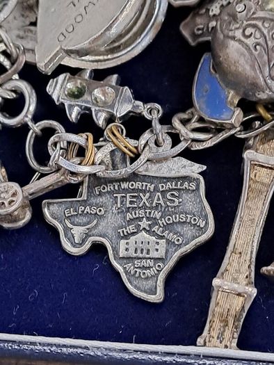 silver charm bracelet