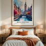 Manchester Wall Art Print, Travel Art Poster Image 8