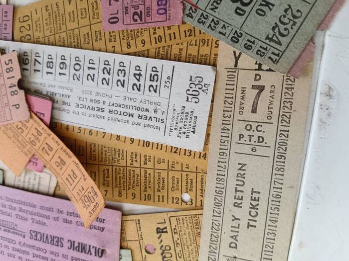 Vintage Transportation Ticket Collection
