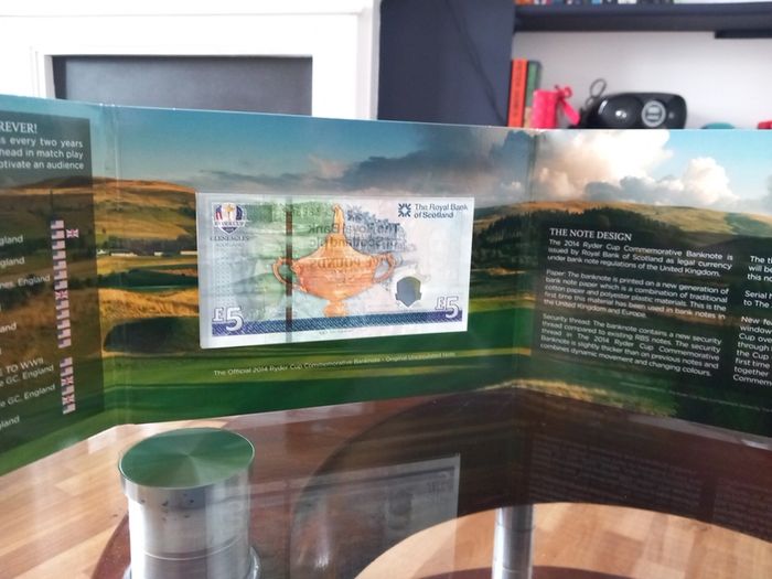 Ryder Cup Banknote