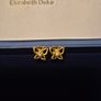 Vintage Small Butterfly Earrings Image 3
