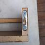 Set of 4 Gold Painted Wall-Mounted Wooden Shelves - Kitchen, Bathroom, Herb & Spice Rack Image 2