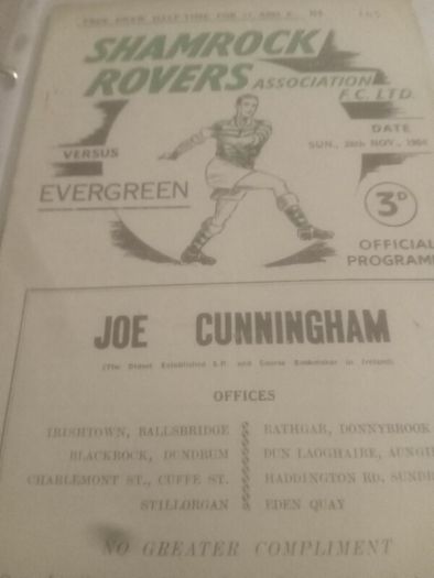 league of Ireland Programmes