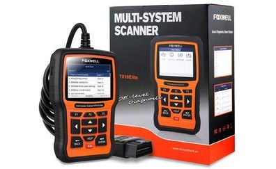 FOXWELL NT510 Elite OBD2 Scanner All System SAS DPF BRT 30+ Reset Bi-Directional Test OBD2 Auto Car Diagnostic Tool