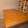 Solid Oak Table & 6 Chairs Image 2