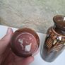 Vintage Bulgarian clay vase and flower pot Image 5
