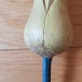 Large Size Vintage Handmade Wooden Flowers x12 Pieces Image 8