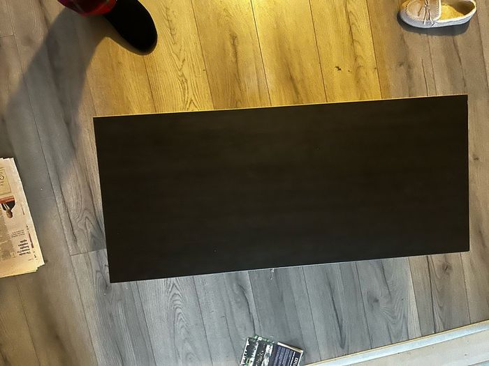 Black Ikea TV stand