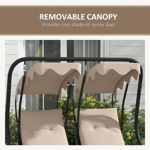 2-Seater Garden Swing Chair