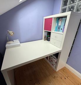 IKEA Desk with bookshelves attached. Excellent condition.