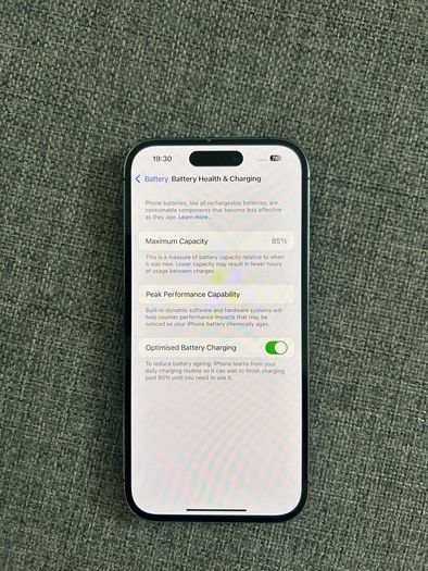 iPhone 14 Pro deep purple color 128gb unlocked, 85% battery health