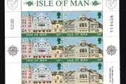 1987 Isle of Man Europa Architecture Commemorative Stamp Sheetlets Mint Never Hinged (MNH)