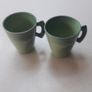 Irish made pottery coffee set Image 3