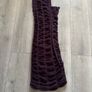 Calvin Klein Chunky Knit Textured Scarf Burgundy Designer Winter Unisex Image 2