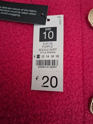 Size 10  mini skirt