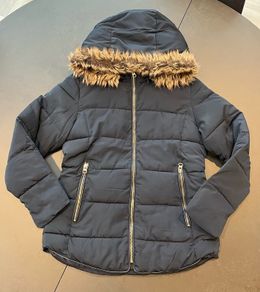 ZARA - Navy Padded / Puffa / Coat / Jacket - Girls Age: 11/12
