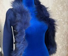 Blue Military Cardigan