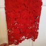 Boohoo red lace strappy midi dress size 8UK / 10UK Image 3