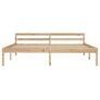 Bed Frame Solid Pine Wood 160x200 cm Image 4