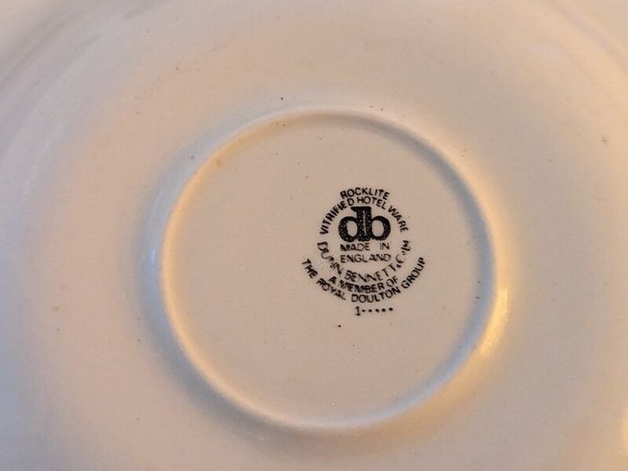 Vintage Rocklite Royal Doulton Plates