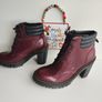 Dr Martens Persephone cherry red chunky heel platform boots UK8 EU42 US10 Image 4