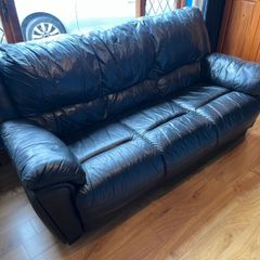 Leather 3 Seater Sofa