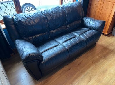 Leather 3 Seater Sofa