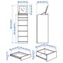 Ikea Malm Drawers with Mirror Image 3