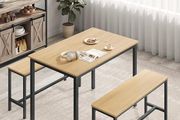 Dining table with 2 benches  FREE DELIVERY