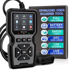 V519 Professional Obd2 Scanner - USB Powered Car Diagnostic Tool with Real-Time Data Stream, Full-Featured Obd Ii Testing (I/M Ready, Bod2/Eobd), Clears Check Engine Light, Reads/Erasing Codes from Most Vehicles, Car Maintenance, Ergonomic Design, Durable