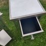 2 Silver Mirror beds side tables Image 2