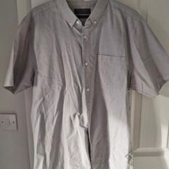 light grey shirt