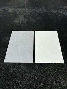Tumbled porcelain tiles