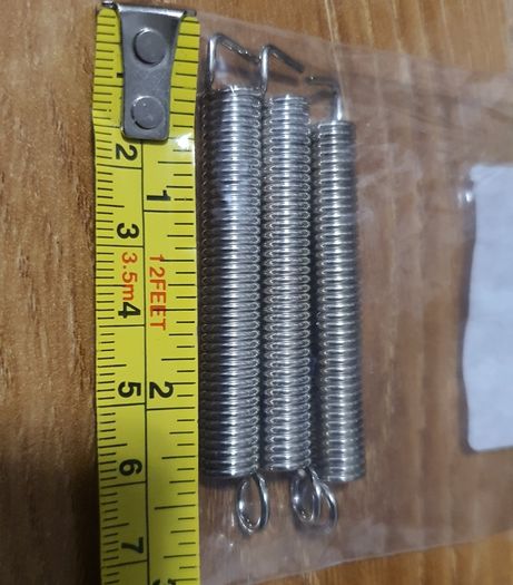 Guitar springs for Floyd Rose type bridge