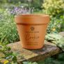 Personalised Pet Memorial Terracotta Plant Pot Image 2