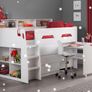 Jupiter Midsleeper / Cabin Bed White Image 3