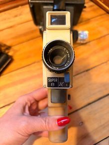 vintage super 8 movie camera