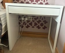 small white desk
