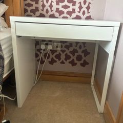 small white desk