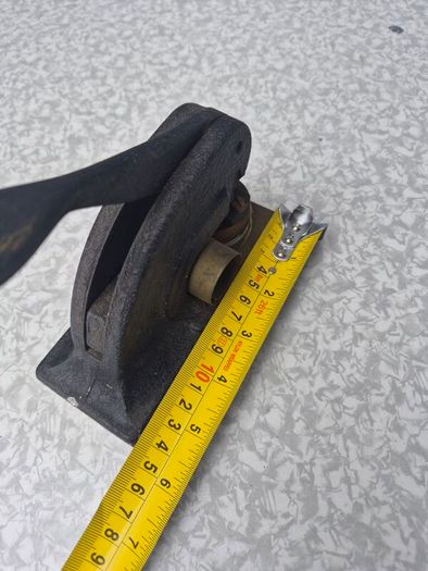 antique cast aluminium desktop embossing press