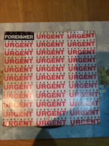 Foreigner, Urgent, 7 inch vinyl single