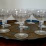 Mid-century Stuart England "Oleta" cut crystal champagne coupes x 8 Image 3