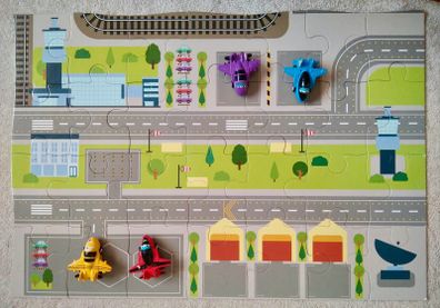 Pull Back And Go Planes Puzzle Activity Set