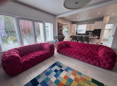 3 seater and 2 seater couches