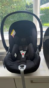Cybex Cloud T i-Size Rotating Car Seat and Base - Sepia Black