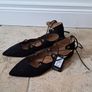 Black suede flats Image 2