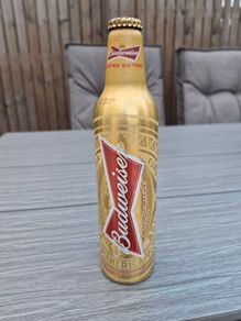 Unopened Budweiser World Cup 2014 Aluminium Beer Bottle