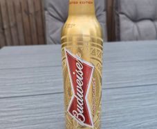 Unopened Budweiser World Cup 2014 Aluminium Beer Bottle