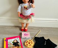 Our Generation Doll Francesca Pizza Chef, Outfits, Accessories & Storybook